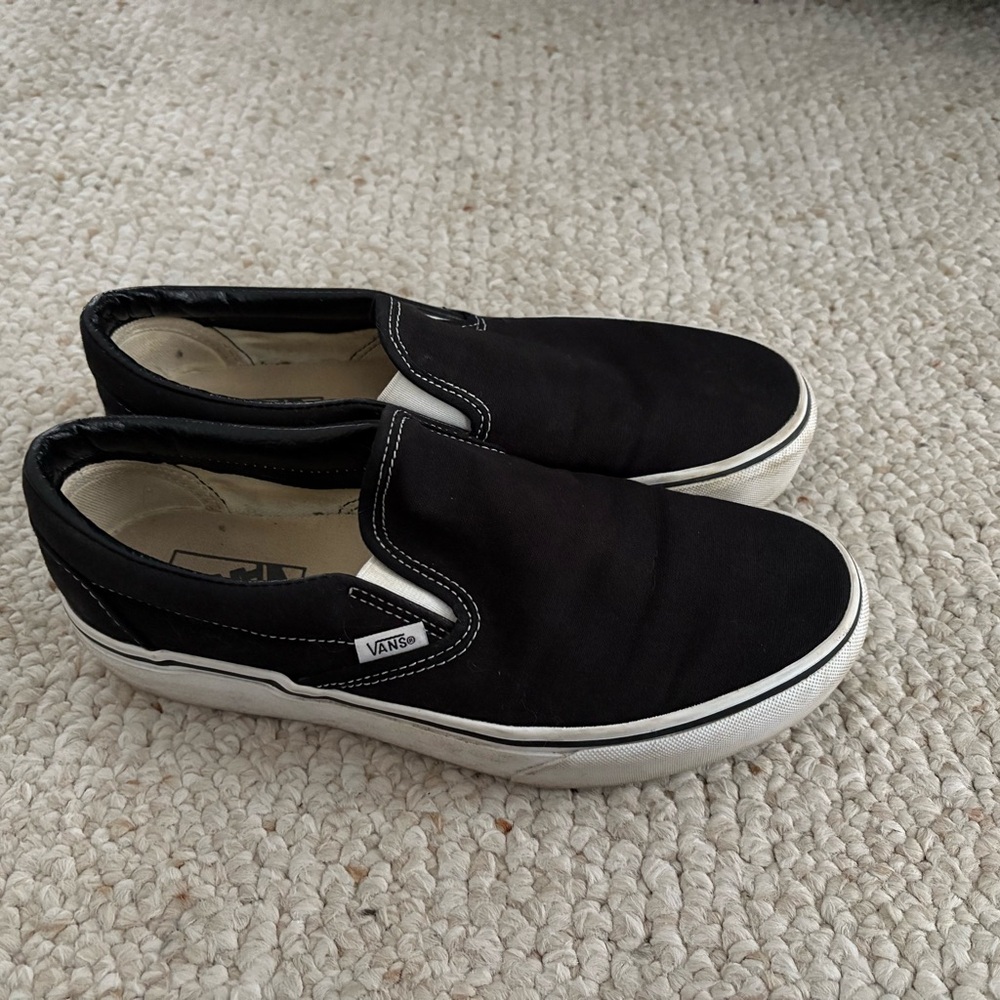 Vans slip on platform